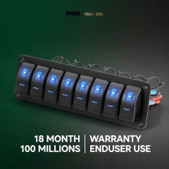 Car Marine Boat RV ATV UTV 5+1 Panel Switch with USB