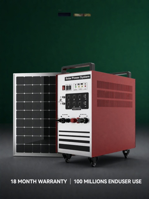 12V 200W 100ah 1000W High Efficiency Portable Power  Solar Panel systerm