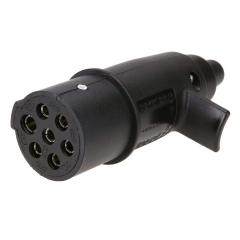 Trailer Plug 7PIN Plastic 24V N-Type PVC Cover