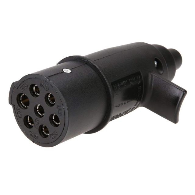 Trailer Plug 7PIN Plastic 24V N-Type PVC Cover