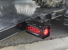 Long Haul New Trailer/Truck Steel Housing Box with Oval Tail Light & Round LED Lights