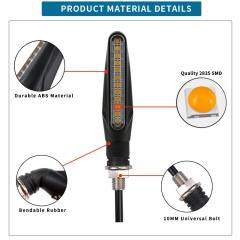 Turn Signal Light 2835SMD 12LED for Motorcycle Directional Light