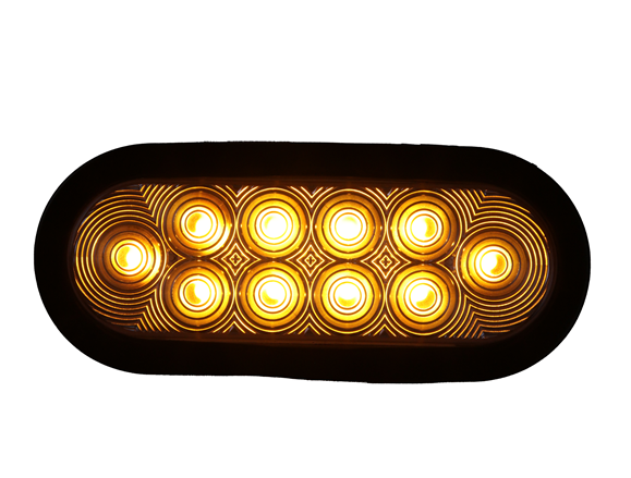 LED 6"  Oval Stop/Tail/Turn Light