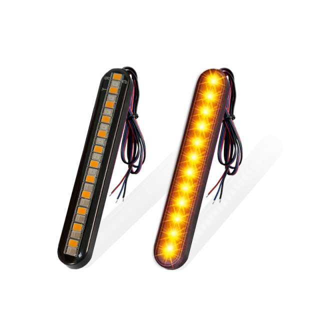Turn Signal Light 24LED Dual Color for Motorcycle Directional Light