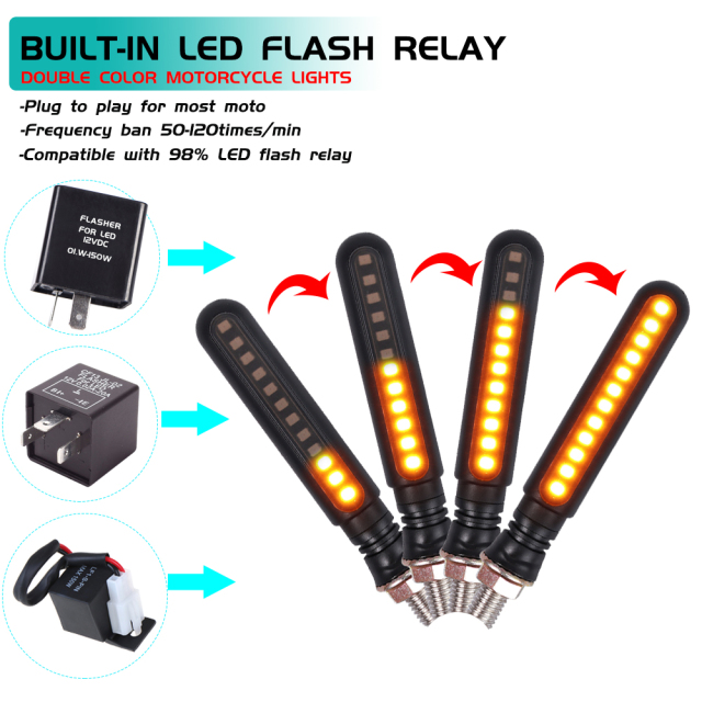 Turn Signal Light SMD 18LED for Motorcycle Directional Light
