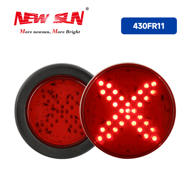 LED 4" Round Flash X Light