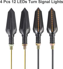 Turn Signal Yellow Light 12LED for Motorcycle Directional Light