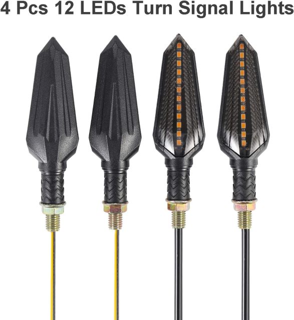 Turn Signal Yellow Light 12LED for Motorcycle Directional Light