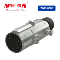 Trailer Plug 7PIN Aluminum 24V N-Type