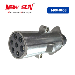 Trailer Plug 7PIN Aluminum 24V S-Type
