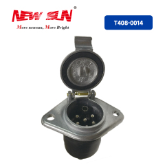 Trailer Socket 7PIN Aluminum 24V S-Type