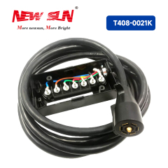 7-WAY Trailer Cable With Junction Box 4FT/6FT/8FT