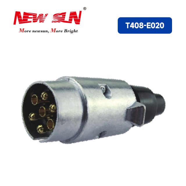 Trailer Plug 7PIN Aluminum 12V N-Type