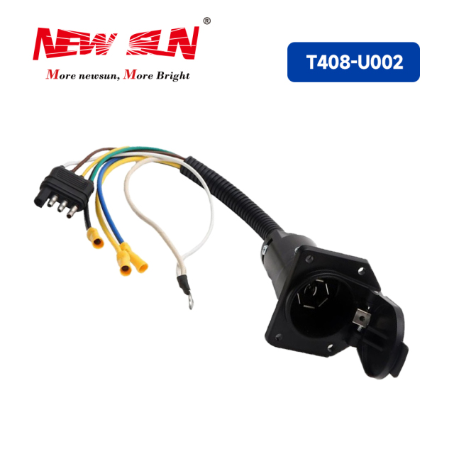 Trailer Connector 4PIN to 7PIN Blade Adapter