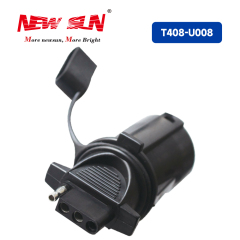 Trailer Connector 7PIN Blade to 4PIN Flat Adapter