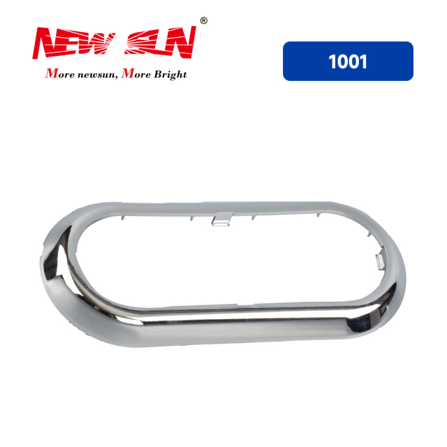 6" Oval Light Grommet Chrome