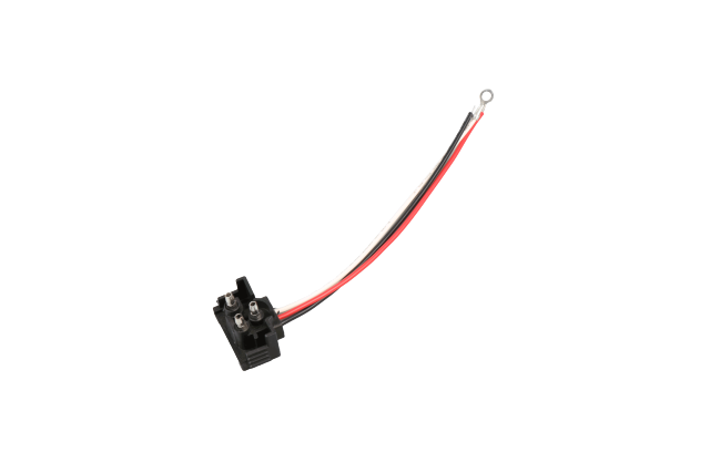 Trailer Light Connector 3 Prong Plug 6.5 inch Wires for Tail Lights With Round Terminal