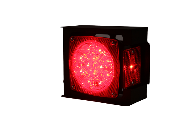 Steel Trailer Light Housing Box Kit