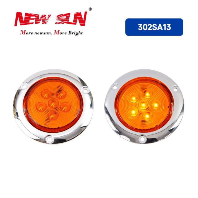 Led Round Clearance/Marker Light