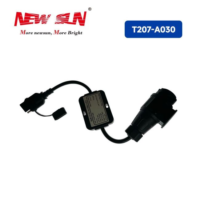 EU 13 Way Adapter to Us 4 Way Trailer Light Converter