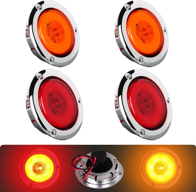 Led Round Clearance/Marker Light