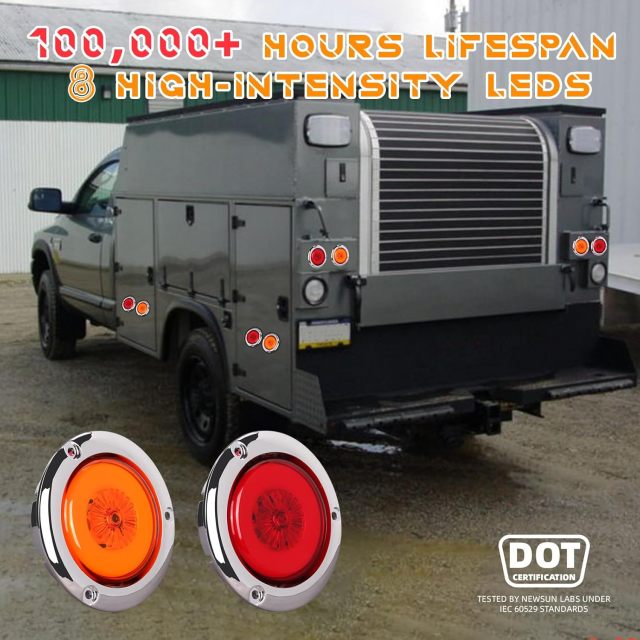 Led Round Clearance/Marker Light