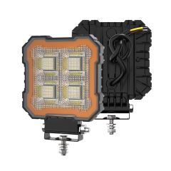 Square Spotlight for Truck LED Working Lights Black Cover LED Square Headlights