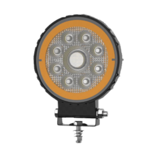 New 4inch LED 4X4 Round Spotlight for Truck LED Working Lights Black Cover LED Square Headlights