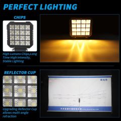 Durable Mining Industry LED Work Light Waterproof Square Light