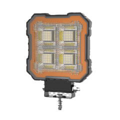 Square Spotlight for Truck LED Working Lights Black Cover LED Square Headlights