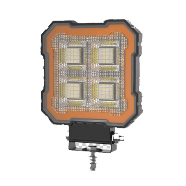Square Spotlight for Truck LED Working Lights Black Cover LED Square Headlights