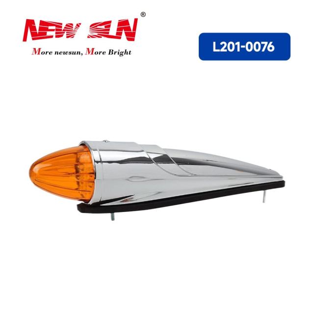 Factory Supply Super Brightness 12V 8LED Amber Torpedo Truck Cab Marker Roof Light Running Top Clearance Lamp