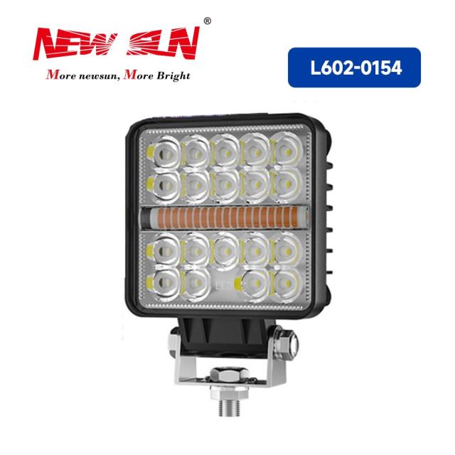 4" Square Auto Working Light Dual Lighting Car Driving DRL Headlamp Strobe Lights for Truck Motorcycles