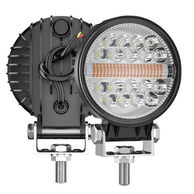 High Power Waterproof IP68 DRL 4 Inch 12V LED Work Lamp Round