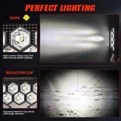 Waterproof Work Lamps Van Flashing Work Lights for Trucks