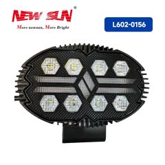 2025 Round 12-80V LED LED Work Light DRL Spotlights Auxiliary Light Worklight LED for SUV Trucks Boats