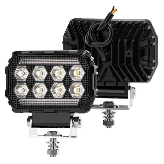 Wholesale Oval Shape LED Work Lights with DRL Spotlights Working Lamp