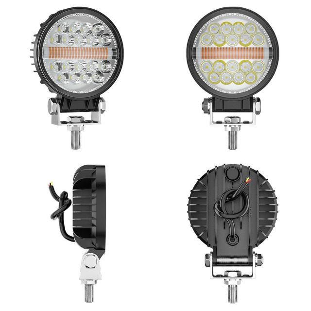 High Power Waterproof IP68 DRL 4 Inch 12V LED Work Lamp Round