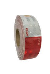 Vehicle Trailer Truck Red and White 5cmx50yard (45.7meters) Waterproof Retro Reflective Tape Stickers
