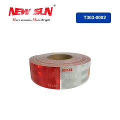 Vehicle Trailer Truck Red and White 5cmx50yard (45.7meters) Waterproof Retro Reflective Tape Stickers