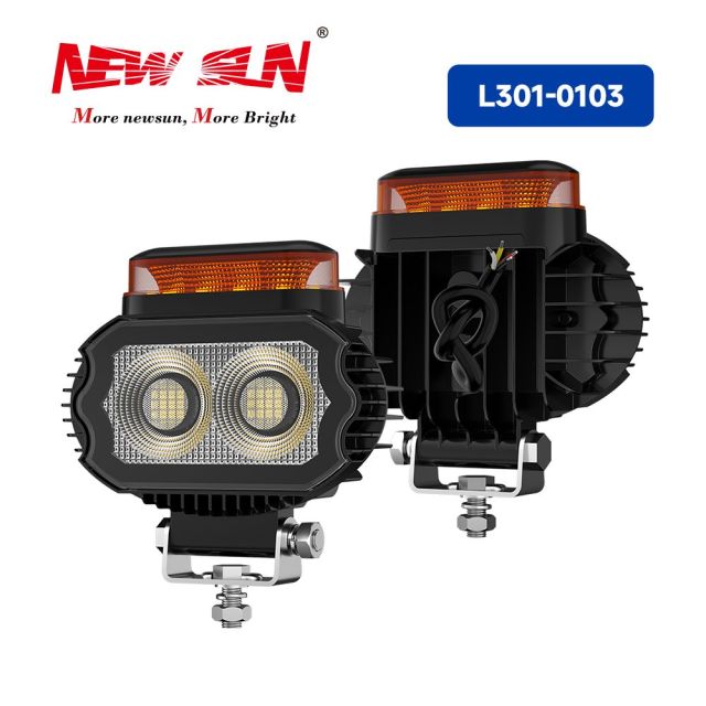 High Quality Flood Beam Round L301-0103 LED Work Lamp for Heavy Trucks
