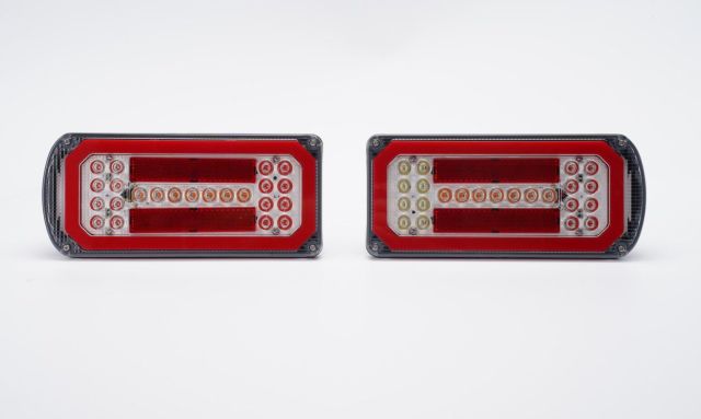 Lcv /Bike Carriers/Racks Position/Stop/Fog/Reverse/Direction/Plate 844s (ARC) 12 LED Multifunctional Rear Lamp