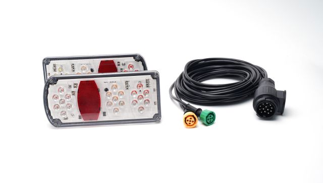 Lcv /Bike Carriers/Racks Position/Stop/Fog/Reverse/Direction/Plate LED Multifunctional Rear Lamp