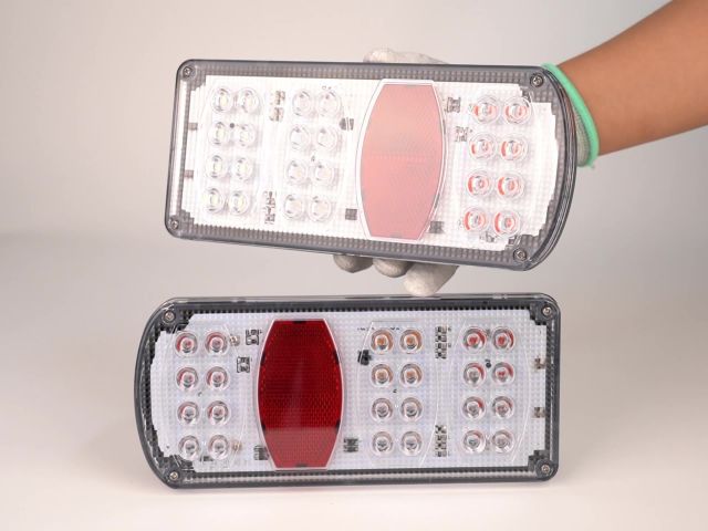 LCV /Bike Carriers/Racks Position/Stop/Fog/Reverse/Direction/Plate 842s (ARC) 12 LED Multifunctional Rear Lamp