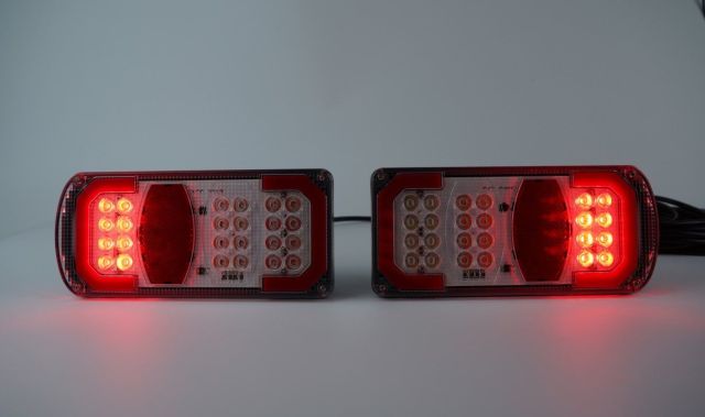 Lcv /Bike Carriers/Racks Position/Stop/Fog/Reverse/Direction/Plate 843s (ARC) 12 LED Multifunctional Rear Lamp