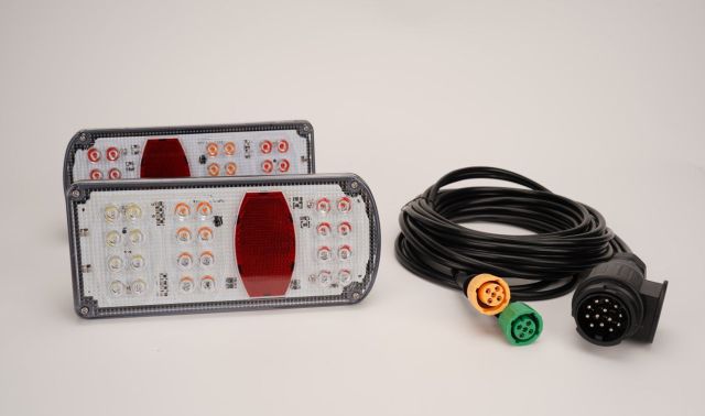 LCV /Bike Carriers/Racks Position/Stop/Fog/Reverse/Direction/Plate 842s (ARC) 12 LED Multifunctional Rear Lamp
