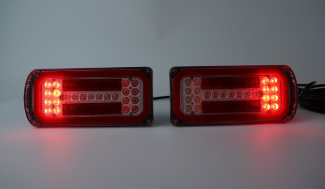 Lcv /Bike Carriers/Racks Position/Stop/Fog/Reverse/Direction/Plate 844s (ARC) 12 LED Multifunctional Rear Lamp