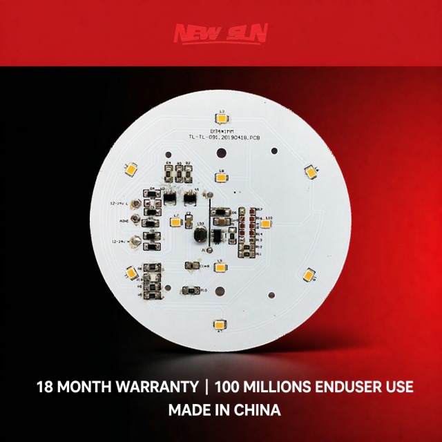 LED 4" 10LED Round Light PCBA