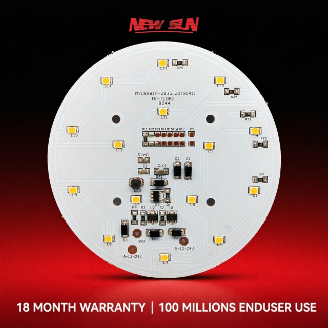 LED 4" 15LED Round Light PCBA