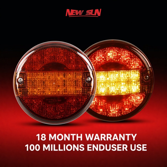 LED 5.5" Hamburger Lamp Stop/Tail Indicator